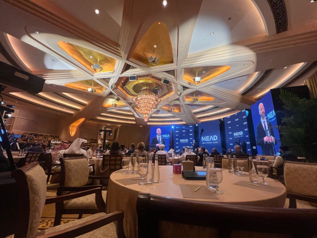 The MEAD conference in Abu Dhabi