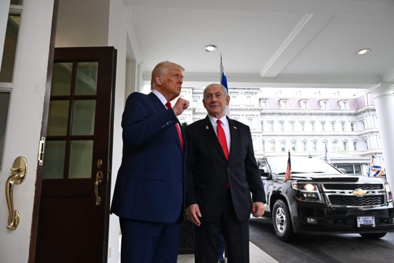 Netanyahu and President Donald Trump in Washington, April 2025. (@netanyahu/X)
