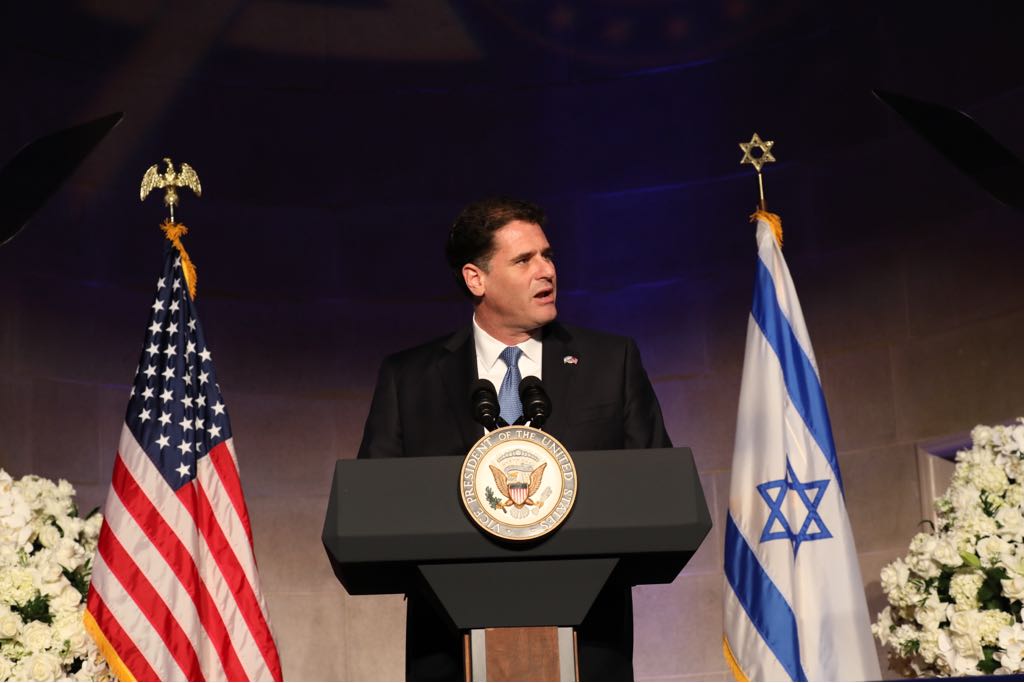 Ron Dermer at Israel's 70th Independence Day celebration in Washington D.C. (@ambdermer/Facebook)