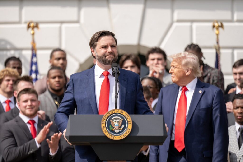 Vice President JD Vance, April 2025. (@VP/X)