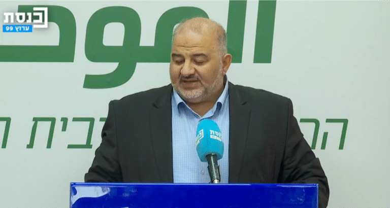 Ra’am Chairman Mansour Abbas. (@mnsorabbas/X)